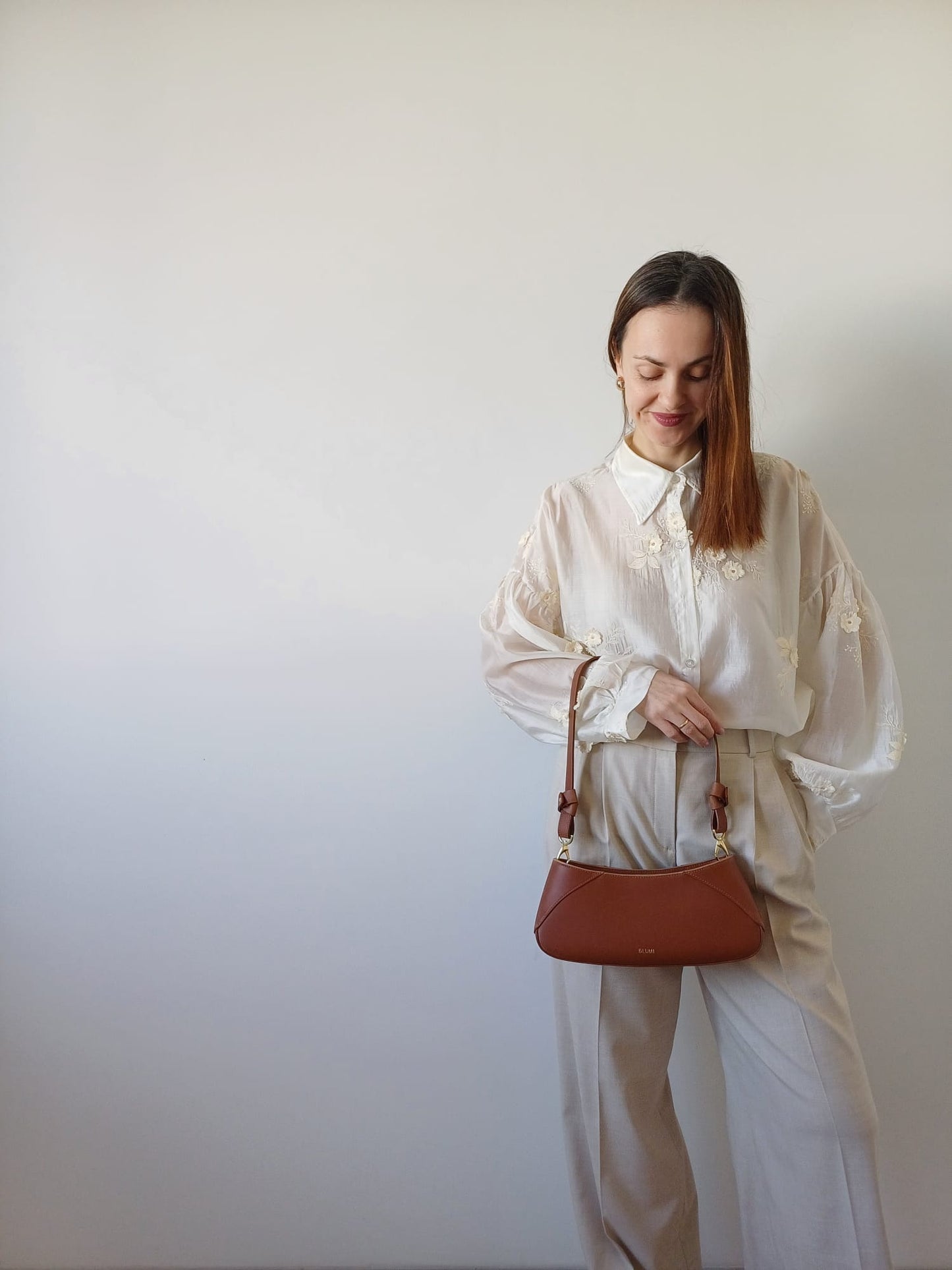 MADEINA cognac brown
